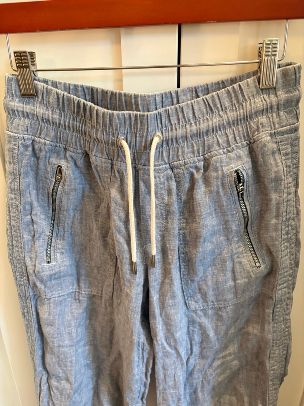 Athleta Linen Cabo Wide Leg Pants in Size 2 - Picture 3 of 8